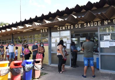 Posto de saúde no Ga...